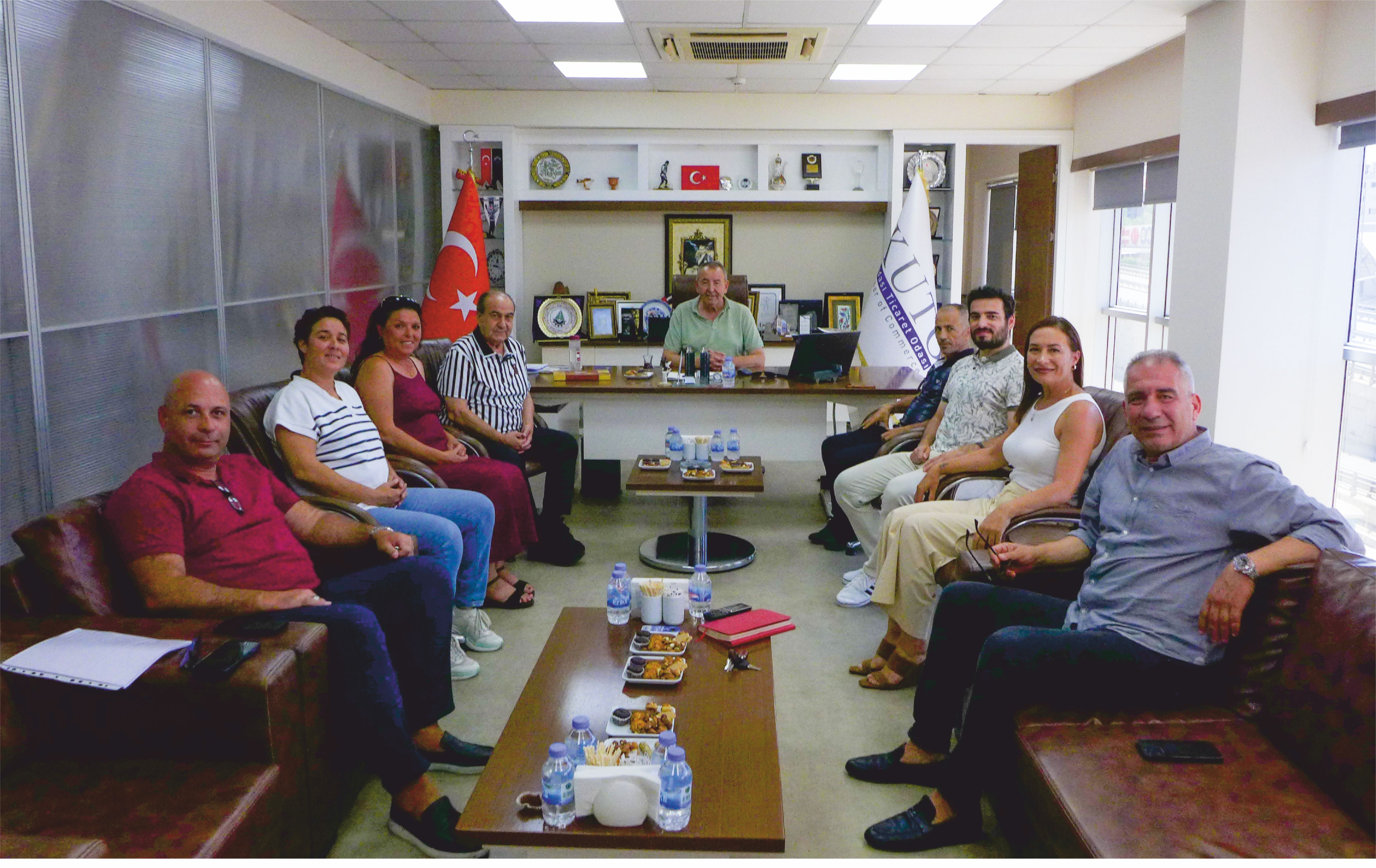 KUŞADASI GAZETECİLER DERNEĞİ YÖNETİMİ ODAMIZI ZİYARET ETTİ