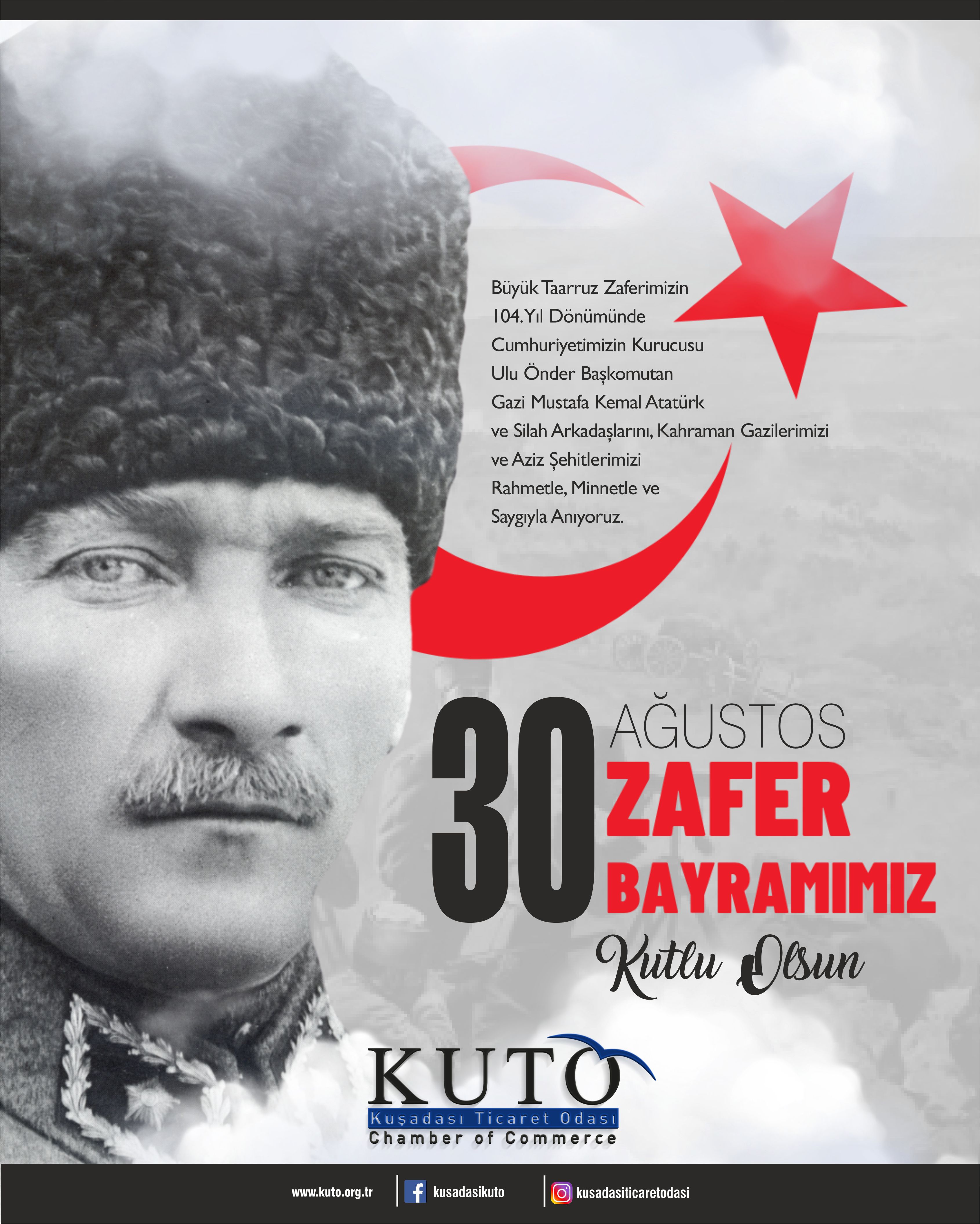 30 AĞUSTOS ZAFER BAYRAMIMIZ KUTLU OLSUN...
