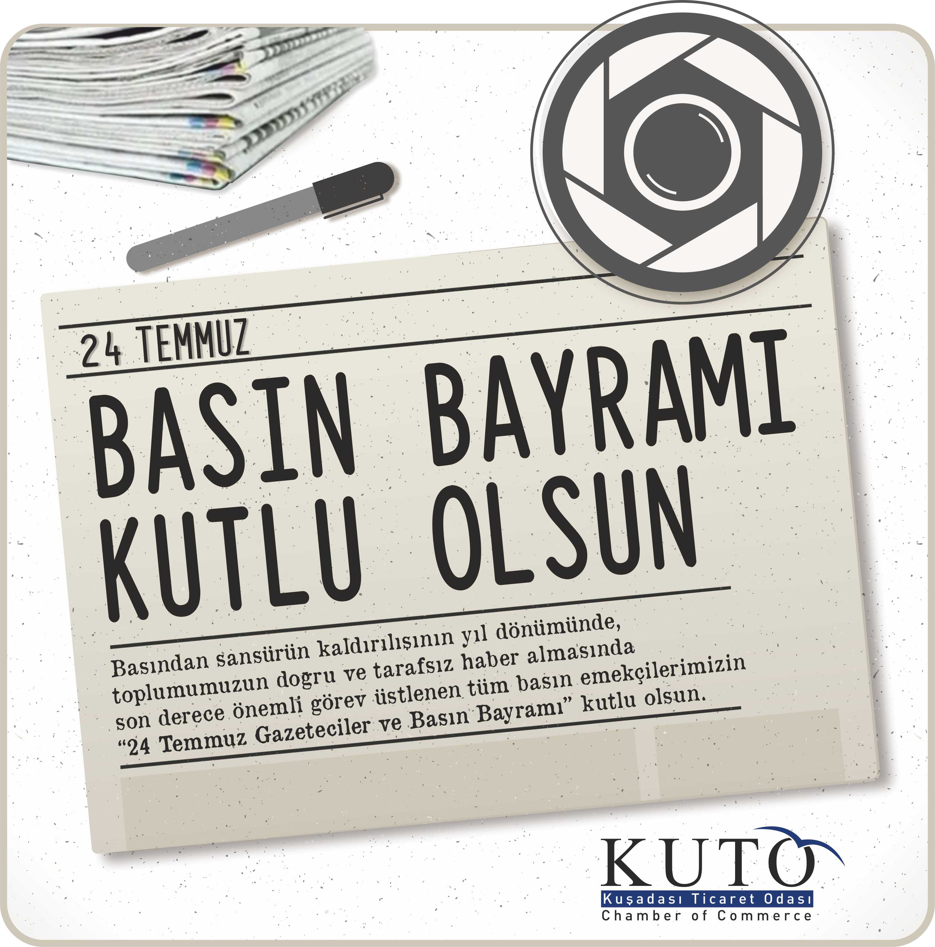24 TEMMUZ GAZETECİLER VE BASIN BAYRAMI KUTLU OLSUN