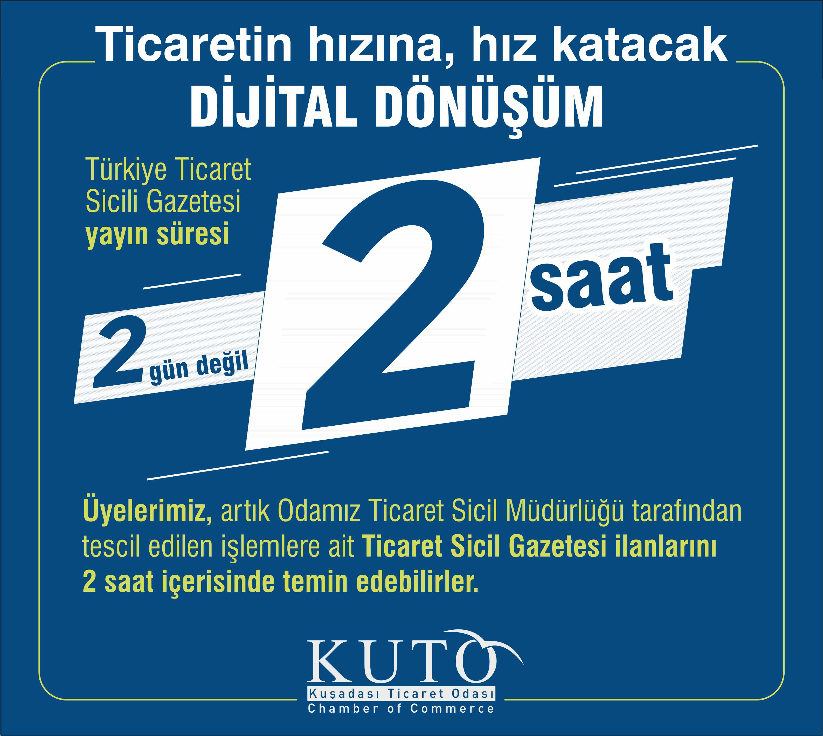 KUTO’DAN ÜYELERİNİN TİCARETİNE HIZ KATACAK BİR HİZMET…